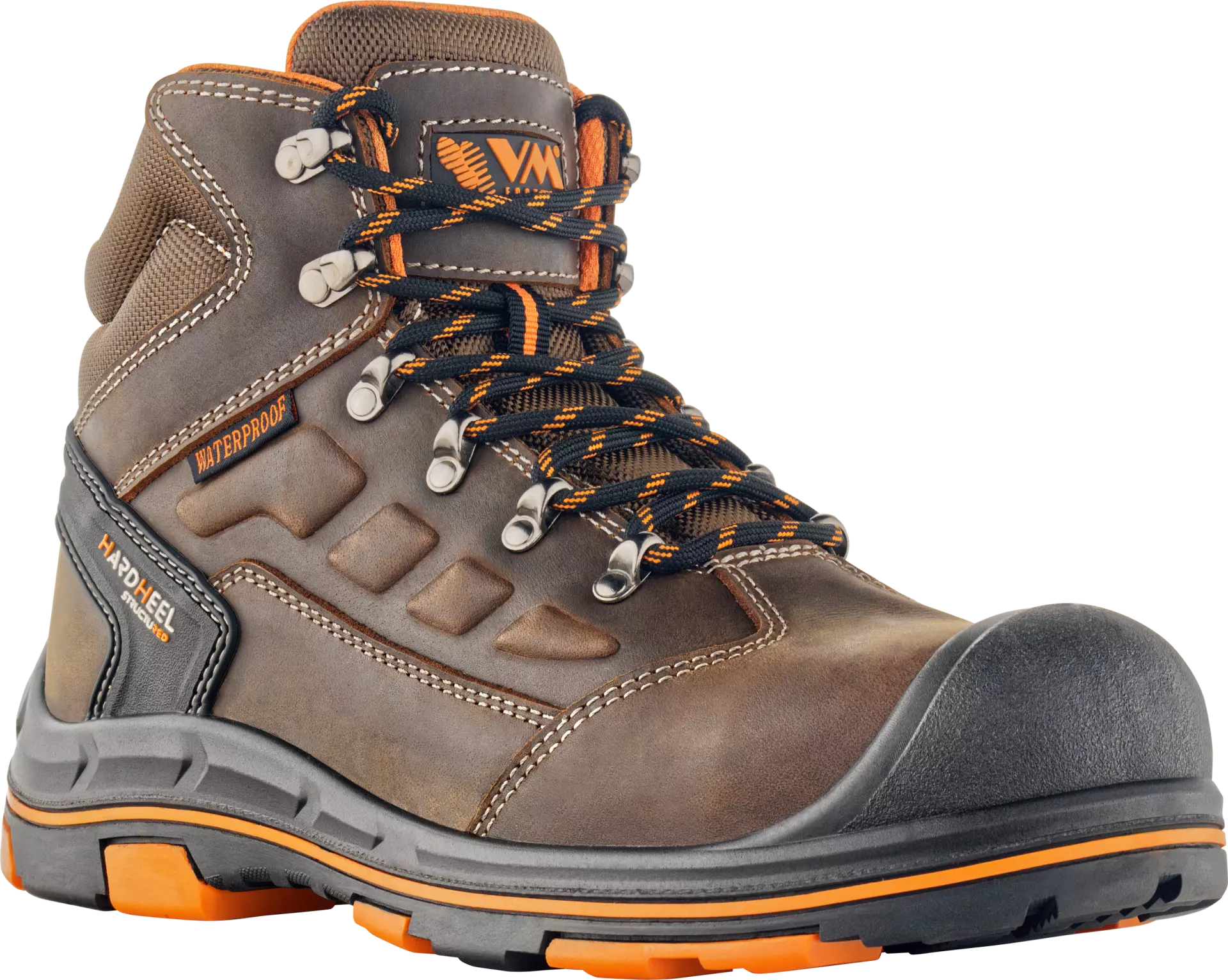 VM Footwear 2550-O6ESD, STUTTGART Berufsknöchelschuhe O6 ESD, Braun/Schwarz, image 1