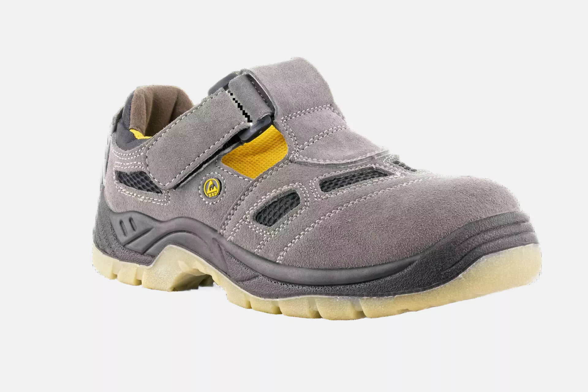 VM Footwear 2885SN-S1ESD, BERN Safety Sandals, S1, Gray/Black, image 1