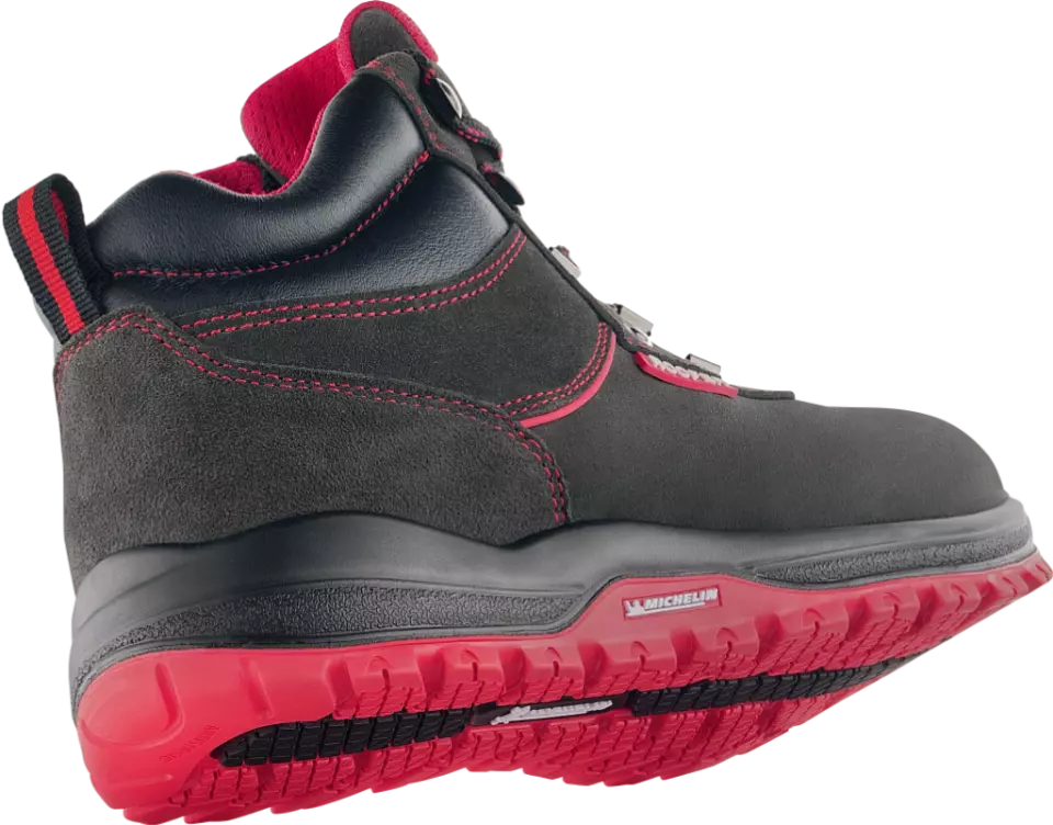 VM Footwear 8190-O1PL, BONN ROOFER Sicherheitsknöchelschuhe, O1, Schwarz/Rot, image 2, gallery thumbnail