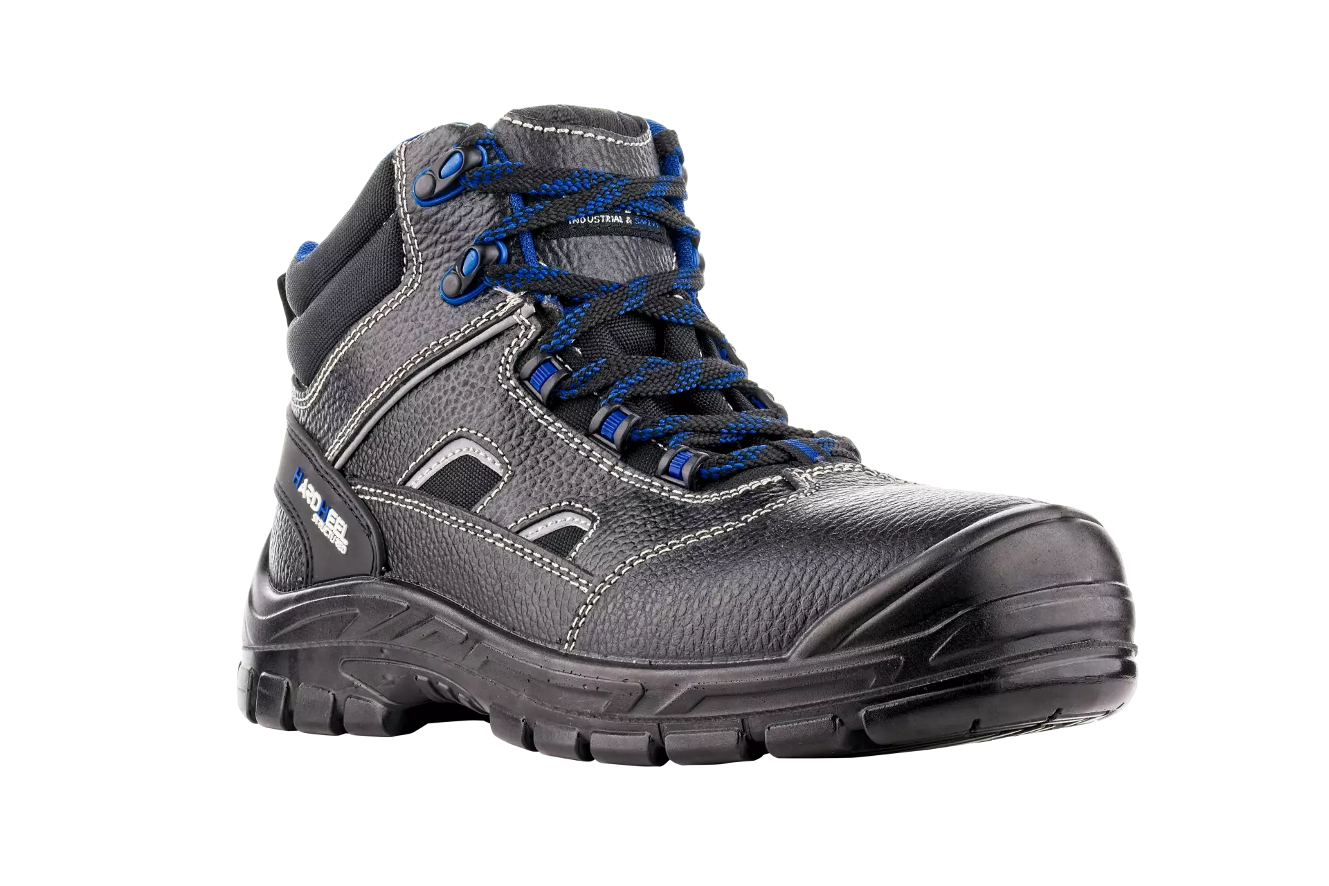 VM Footwear 2880-S3, BRUSEL Safety Ankle Shoes, S3, Black/Blue