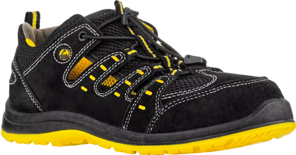VM Footwear 2115-S1ESD, MEMPHIS Safety Sandals, S1, Black/Yellow, image 1