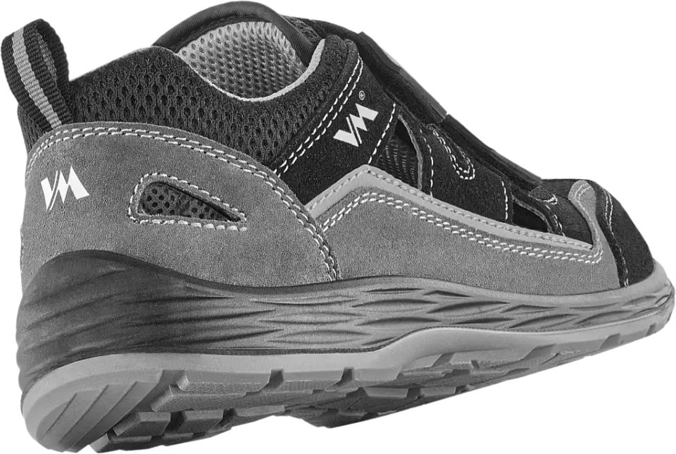 VM Footwear 2025-S1PLESD, LIVORNO Sicherheits-Sandalen, S1P, Schwarz/Grau, image 2, gallery thumbnail