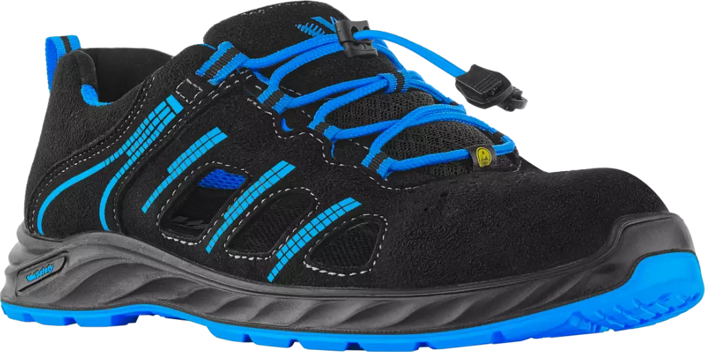 VM Footwear 2215-S1PESD, MONTANA Sicherheitssandalen, S1P, Schwarz/Blau, image 1