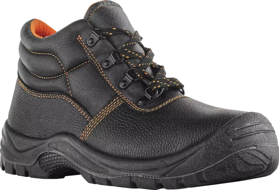 VM Footwear 3180-O2, UMAG Arbeits-Knöchelschuhe, S3, Schwarz/Orange
