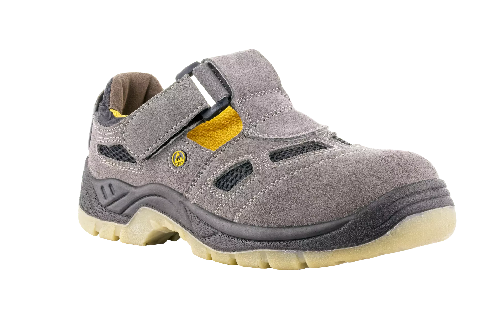 VM Footwear 2885SN-S1ESD, BERN Safety Sandals, S1, Gray/Black, image 1