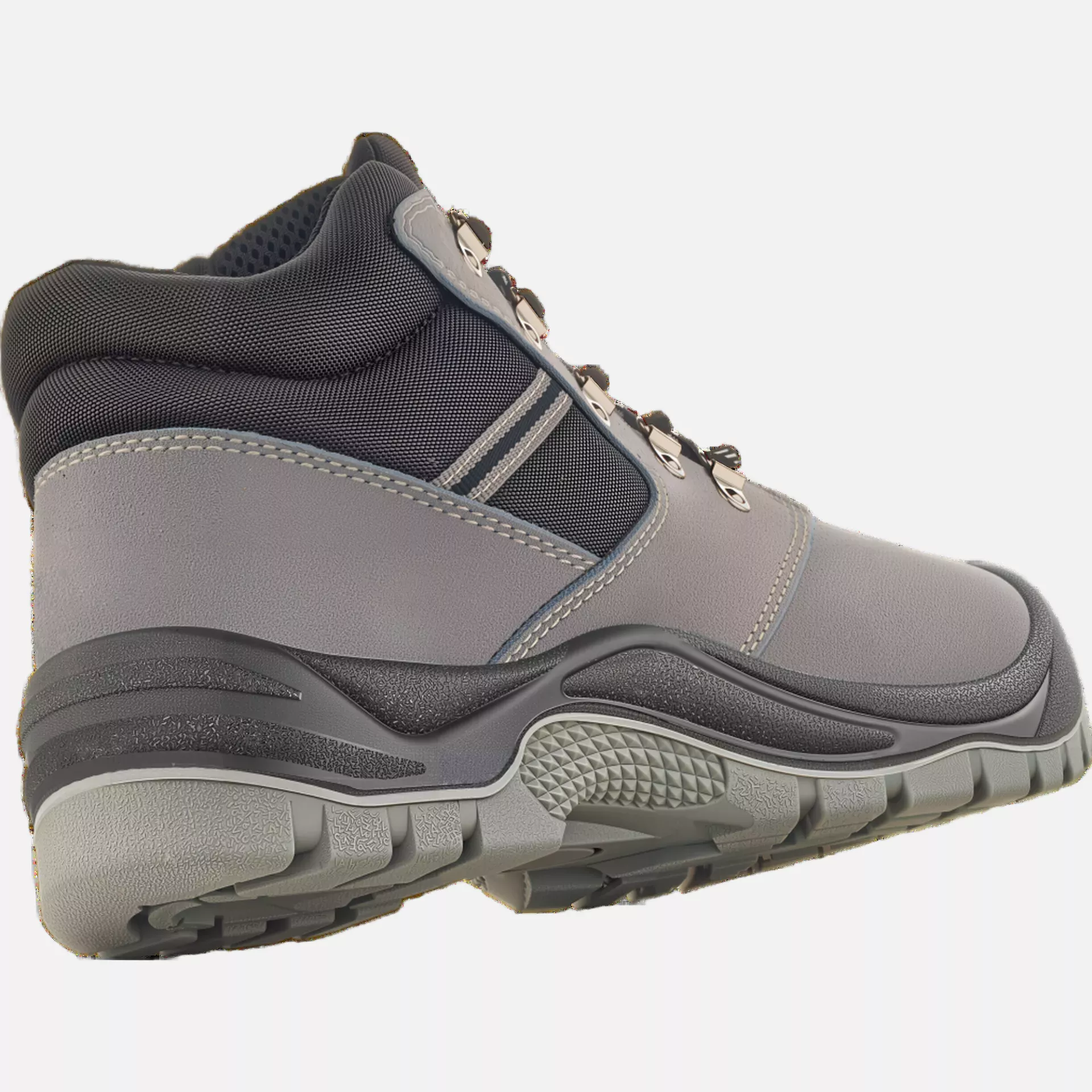 VM Footwear 3390-O2, BURGAS Mid Occupational Shoes, Grey, image 2