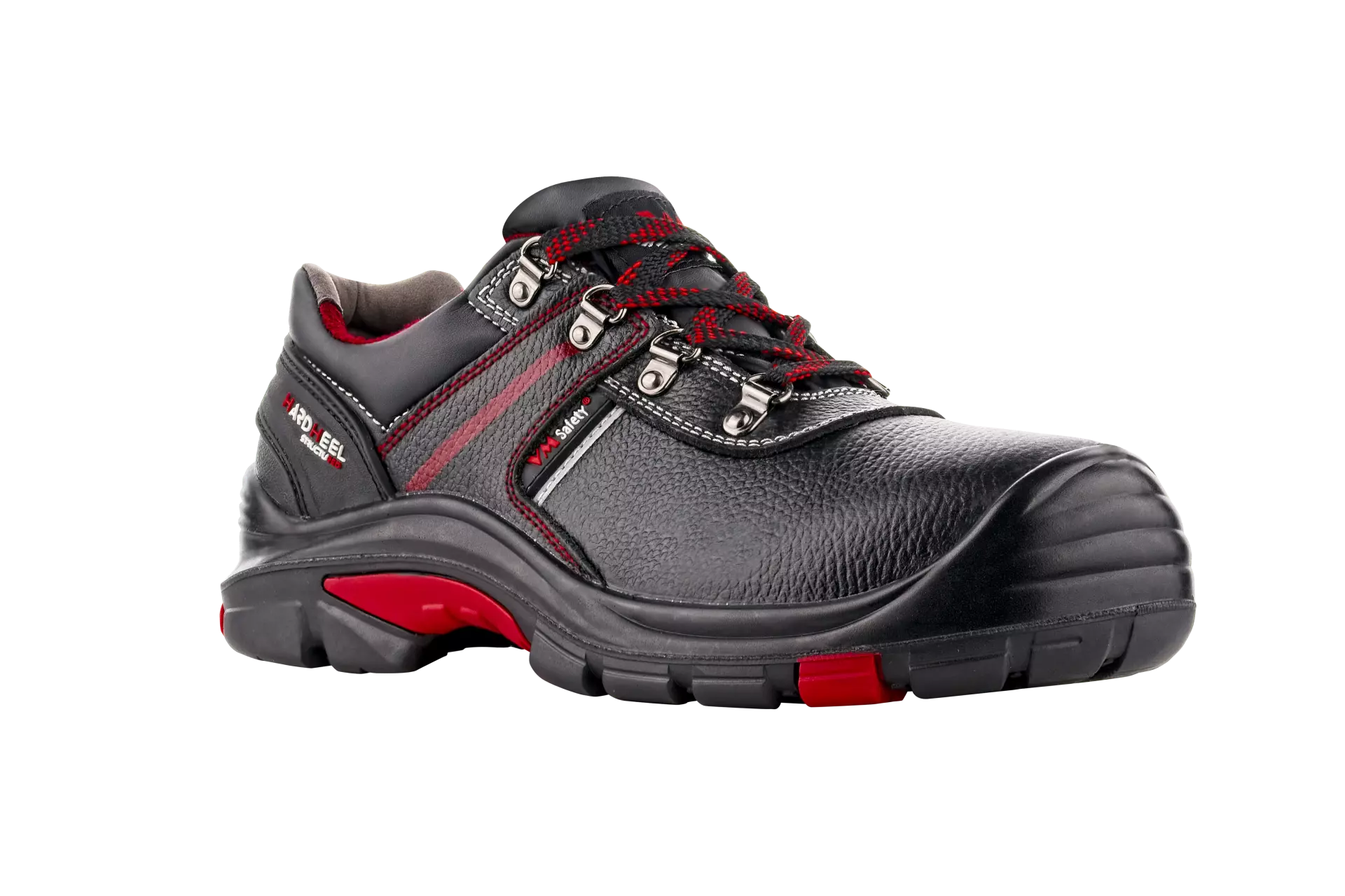 VM Footwear 5065-S1, COVENTRY Safety Low Shoes, S1, Black/Red