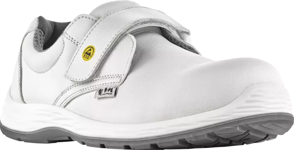 VM Footwear 2005-S3LESD, NEWCASTLE Safety Low Shoes, S3, White/Gray, image 1