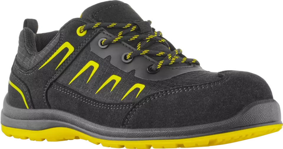 VM Footwear 2015-O2ESD, KORFU Berufshalbschuhe, O2, Schwarz/Gelb, image 1, gallery thumbnail