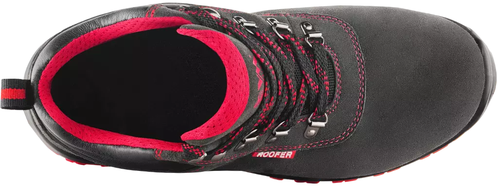 VM Footwear 8190-O1PL, BONN ROOFER Sicherheitsknöchelschuhe, O1, Schwarz/Rot, image 5