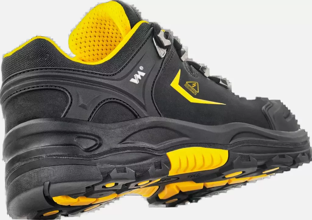 VM Footwear 6405-SBEP, PENSYLVANIA Dielektrische Sicherheitshalbschuhe, SBP, Schwarz/Gelb, image 2