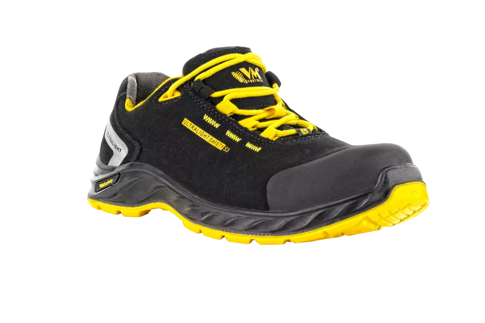 VM Footwear 2295-S3ESD, CALIFORNIA Sicherheitshalbschuhe S3, Schwarz/Gelb, image 1, gallery thumbnail
