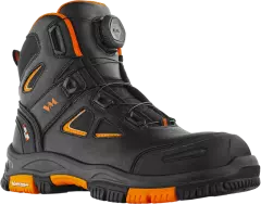 6420-S3, VM Footwear HARTFORD Safety Ankle Shoes, S3, Black/Orange