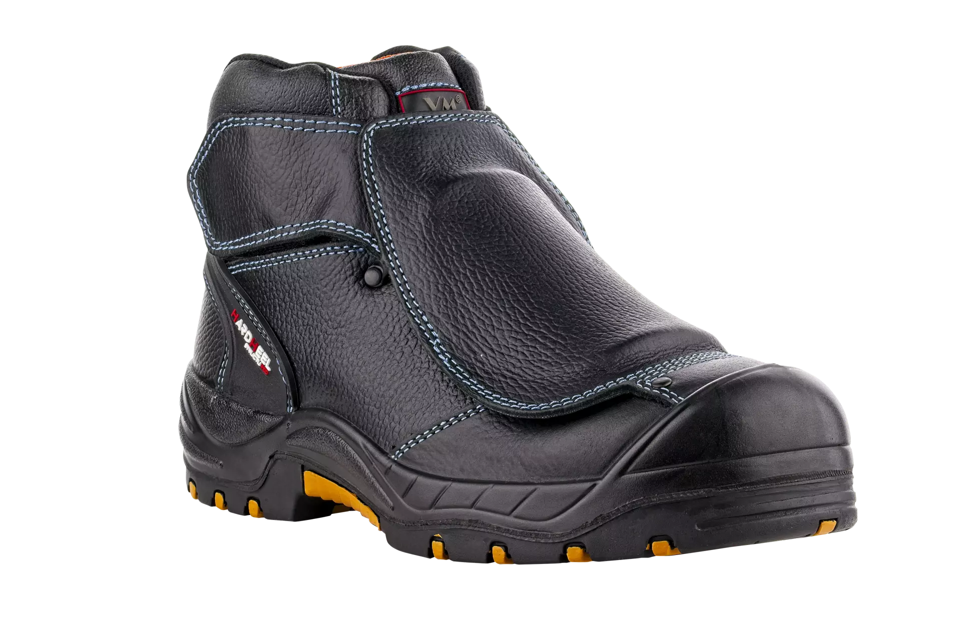 VM Footwear 2480-S3M, REYKJAVIK Safety Ankle Shoes, S3, Black/Yellow, image 1