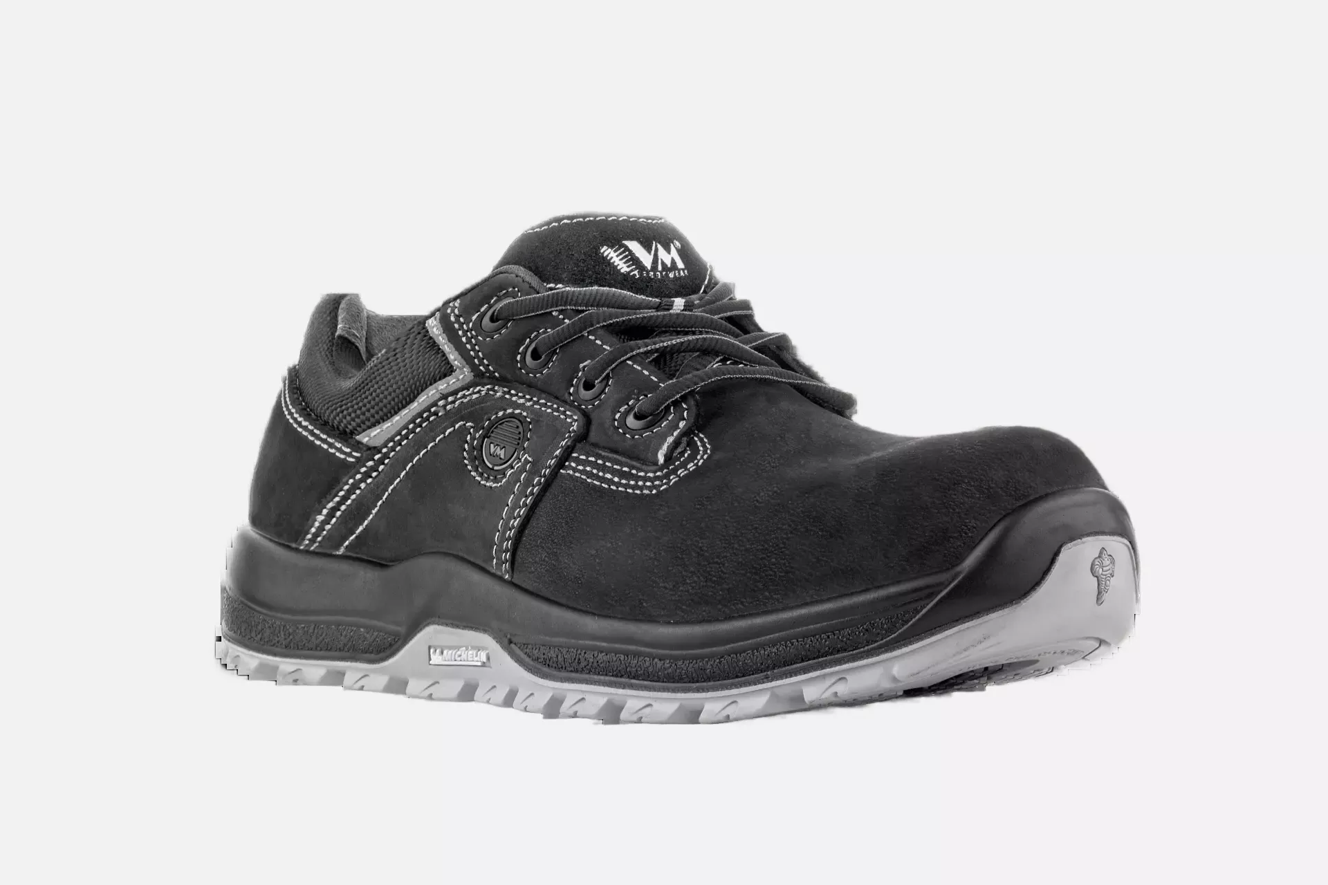 VM Footwear 8135-S1, DAKOTA Safety Low Shoes, S1, Black/Grey, image 1