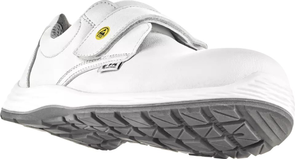 VM Footwear 2005-S3LESD, NEWCASTLE Safety Low Shoes, S3, White/Gray, image 2, gallery thumbnail