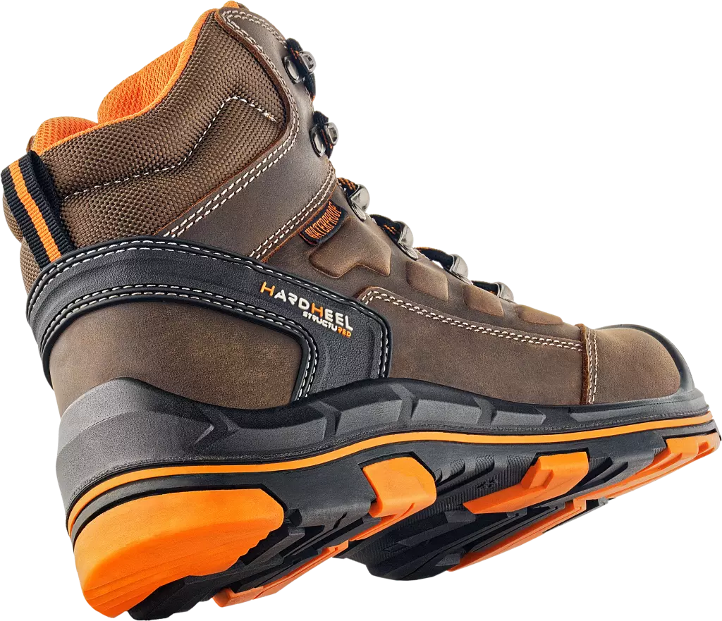 VM Footwear 2550-O6ESD, STUTTGART Berufsknöchelschuhe O6 ESD, Braun/Schwarz, image 2