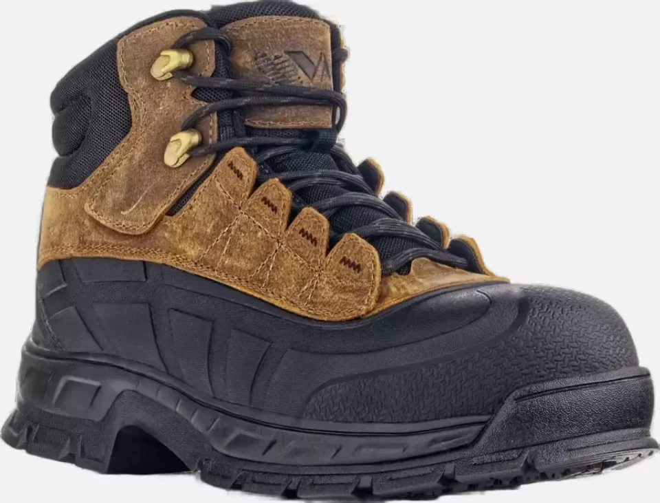 VM Footwear 4980-S3, BALTIMORE Safety Ankle Shoes, S3, Brown/Black, image 1, gallery thumbnail