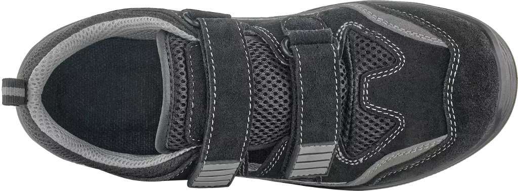 VM Footwear 2025-S1PLESD, LIVORNO Sicherheits-Sandalen, S1P, Schwarz/Grau, image 4