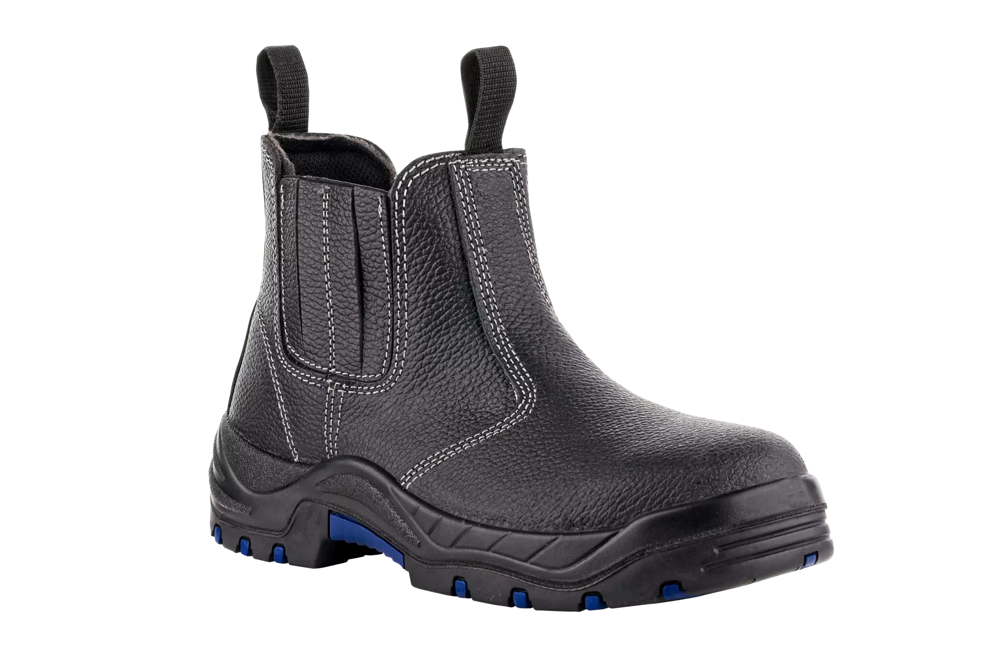 VM Footwear 2490-S1, QUITO Sicherheits-Knöchelschuhe, S1, Schwarz/Blau