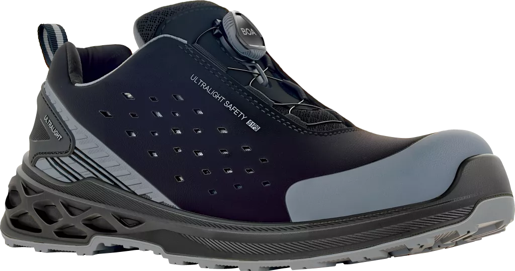 VM Footwear 3665-S1PSBOA, DRESDEN BOA Sicherheitsschuhe S1P ESD, Schwarz