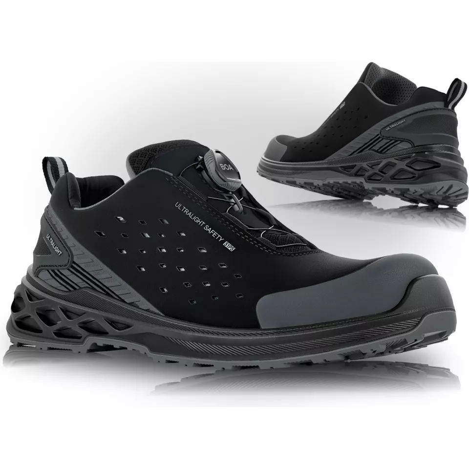 VM Footwear 3665-S1PSBOA, DRESDEN BOA Sicherheitsschuhe S1P ESD, Schwarz, image 3, gallery thumbnail