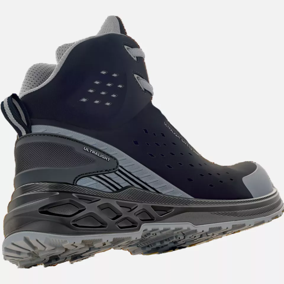 VM Footwear 3660-S1PSESD, BERLIN Sicherheitsstiefel S1P ESD, Schwarz, image 2, gallery thumbnail