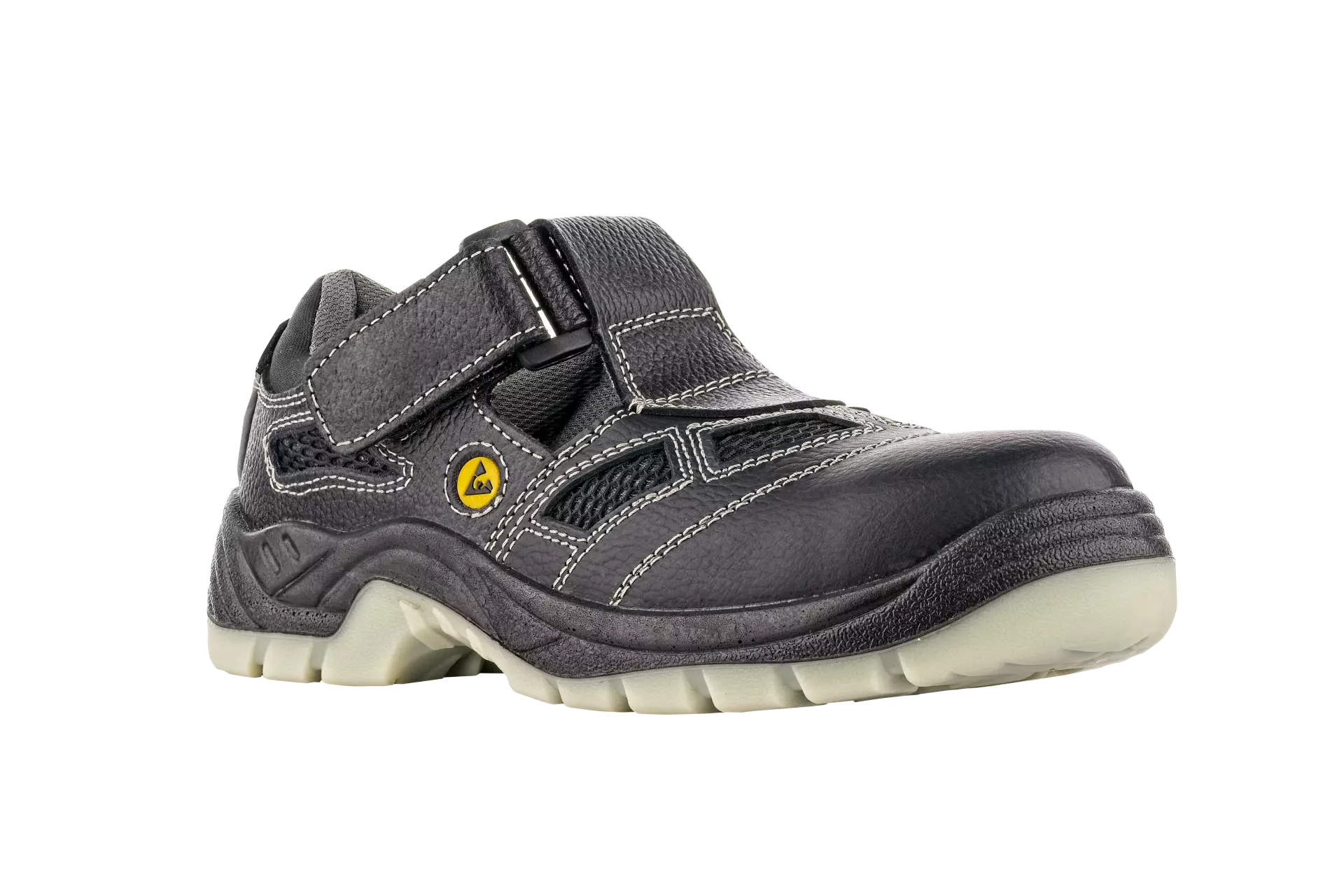 VM Footwear 2885S-S1ESD, BERN Safety Sandals, S1, White/Grey, image 2