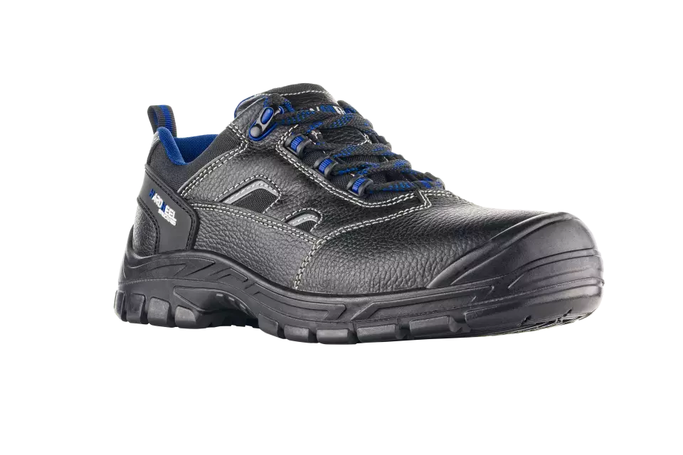 VM Footwear 2885-O1, WIENNA Berufshalbschuhe, O1, Schwarz/Blau, image 1, gallery thumbnail