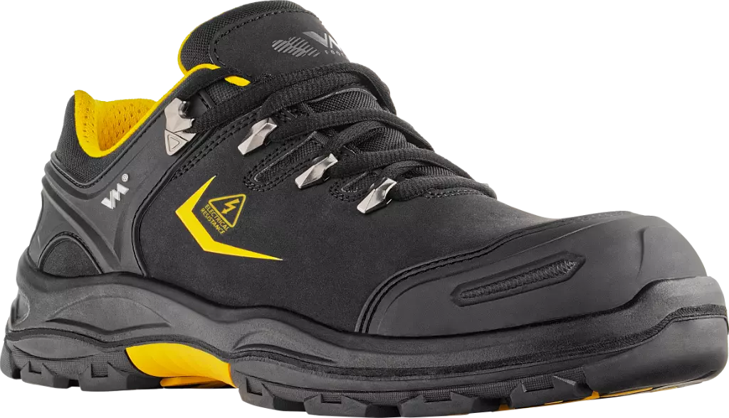 VM Footwear 6405-SBEP, PENSYLVANIA Dielectrical Safety Low Shoes, SBP, Black/Yellow, image 1