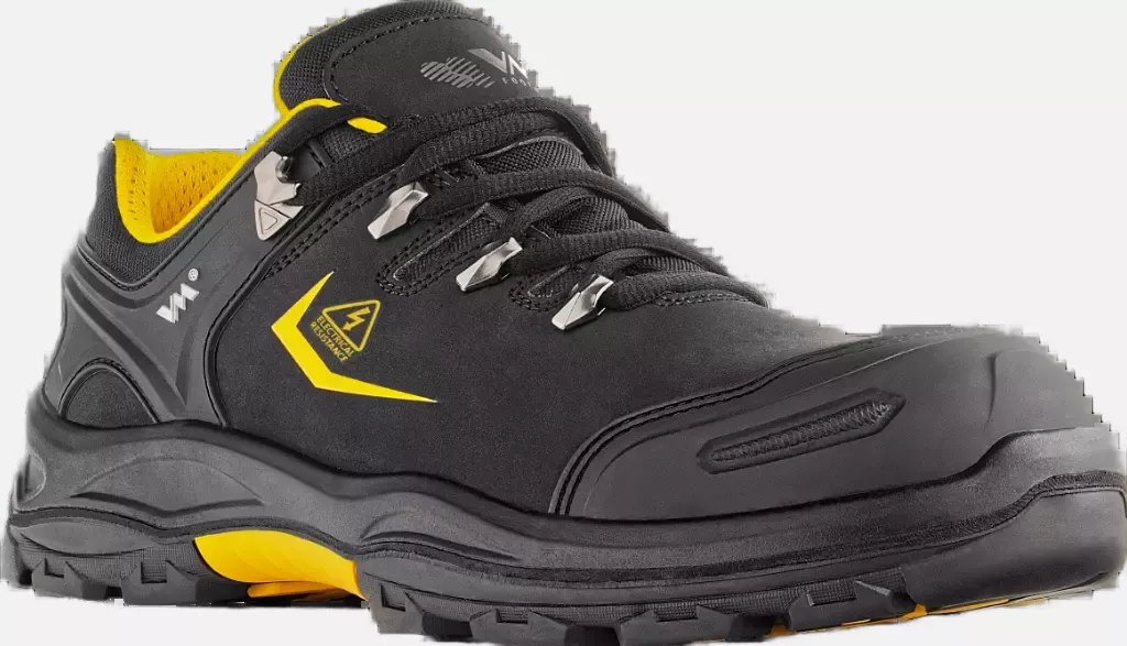 VM Footwear 6405-SBEP, PENSYLVANIA Dielektrische Sicherheitshalbschuhe, SBP, Schwarz/Gelb, image 1