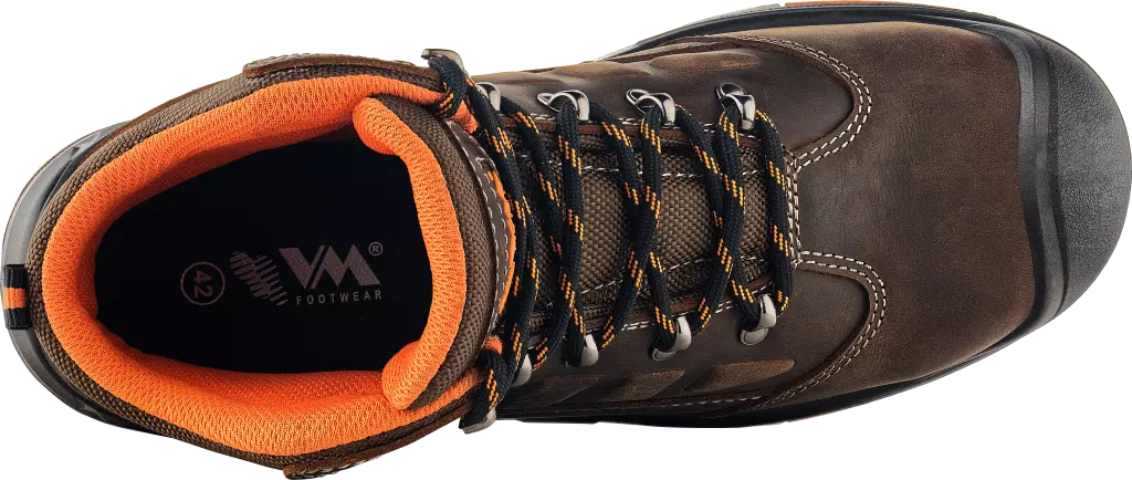 VM Footwear 2550-O6ESD, STUTTGART Berufsknöchelschuhe O6 ESD, Braun/Schwarz, image 4
