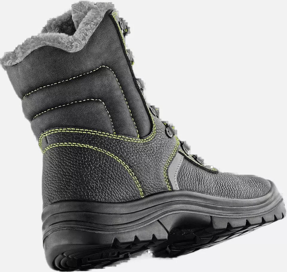 VM Footwear 3290-S3W, FALUN Safety Boots, S3, Black/Lime, image 2, gallery thumbnail