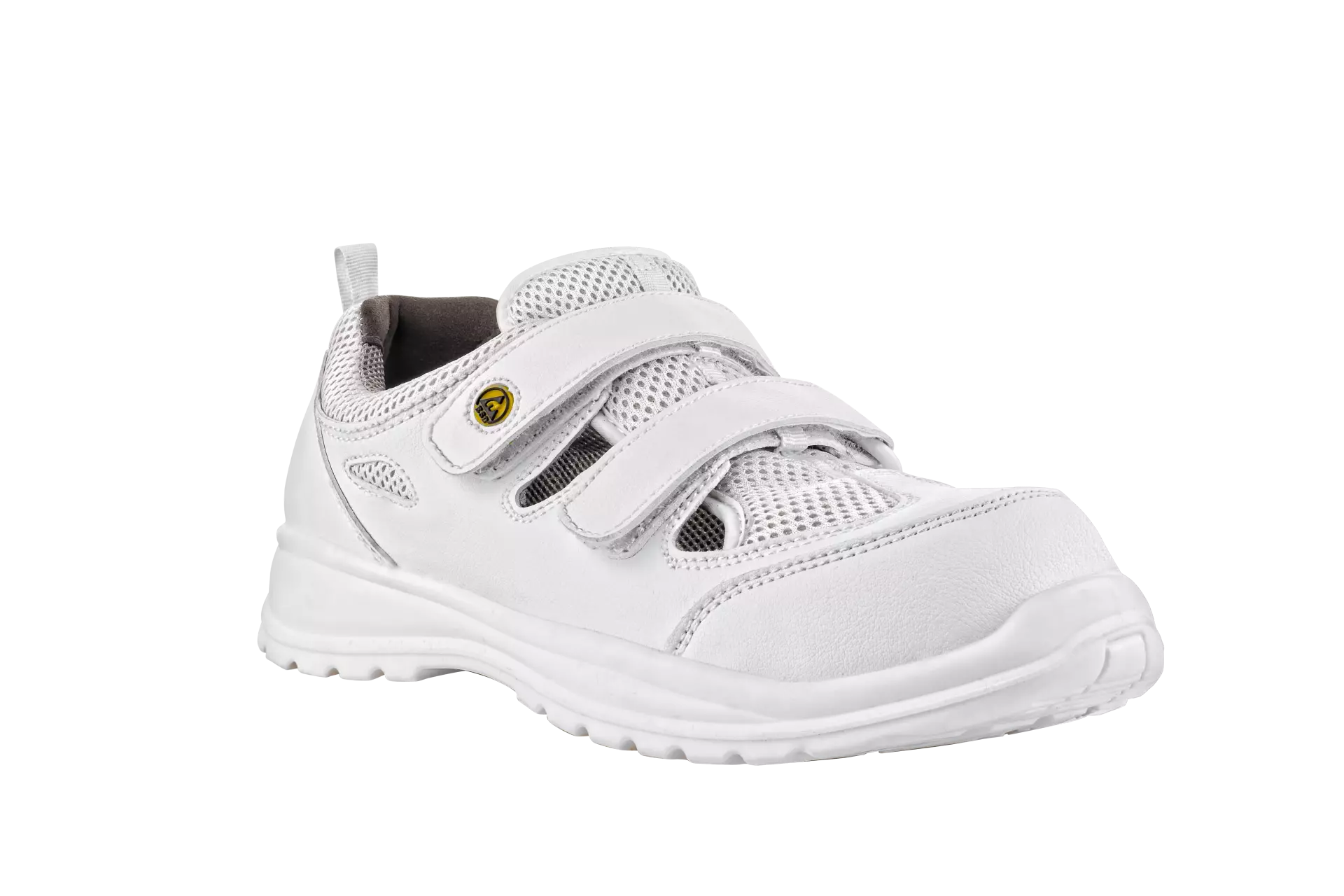 VM Footwear 2105-S1ESD, MONTREAL Safety Sandals, S1, White/Grey, image 1