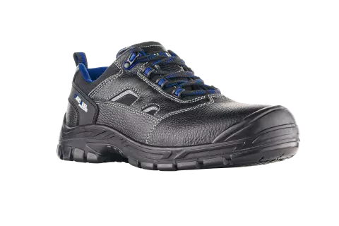 VM Footwear WIENNA Safety Low Shoes, S1, Black/Blue