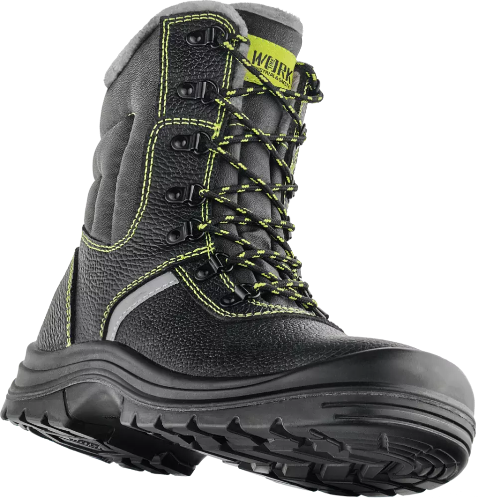 VM Footwear 3290-S3W, FALUN Sicherheitsstiefel, S3, Schwarz/Lime, image 6, gallery thumbnail