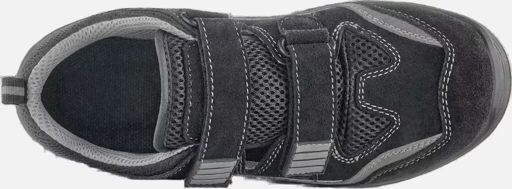 VM Footwear 2025-S1PLESD, LIVORNO Safety Sandals, S1P, Black/Gray, image 4