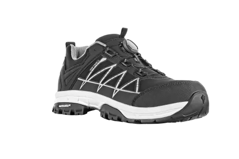 4845-S1P, VM Footwear CINCINNATI Sicherheitshalbschuhe, S1P, Schwarz/Weiß