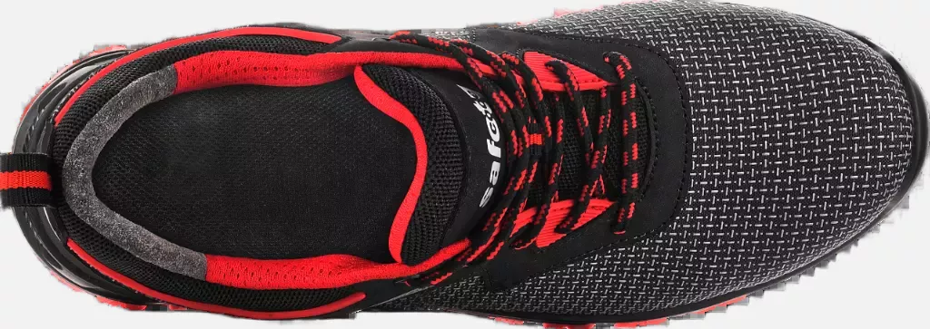 VM Footwear 8185-S3ESD, MILWAUKEE Safety Low Shoes, S3, Black/Red, image 4