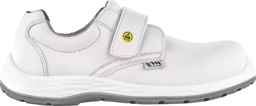 VM Footwear 2005-S3LESD, NEWCASTLE Safety Low Shoes, S3, White/Gray, image 4