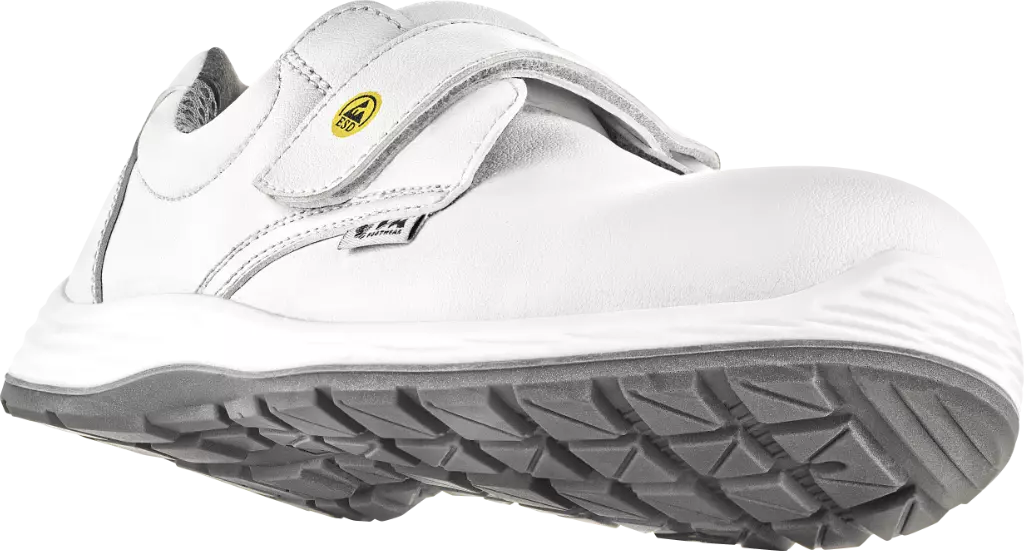 VM Footwear 2005-S3LESD, NEWCASTLE Safety Low Shoes, S3, White/Gray, image 2