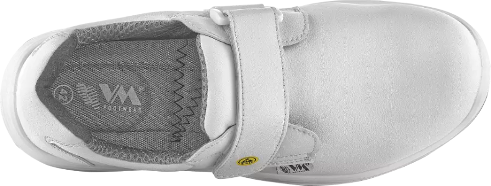 VM Footwear 2005-S3LESD, NEWCASTLE Safety Low Shoes, S3, White/Gray, image 5, gallery thumbnail