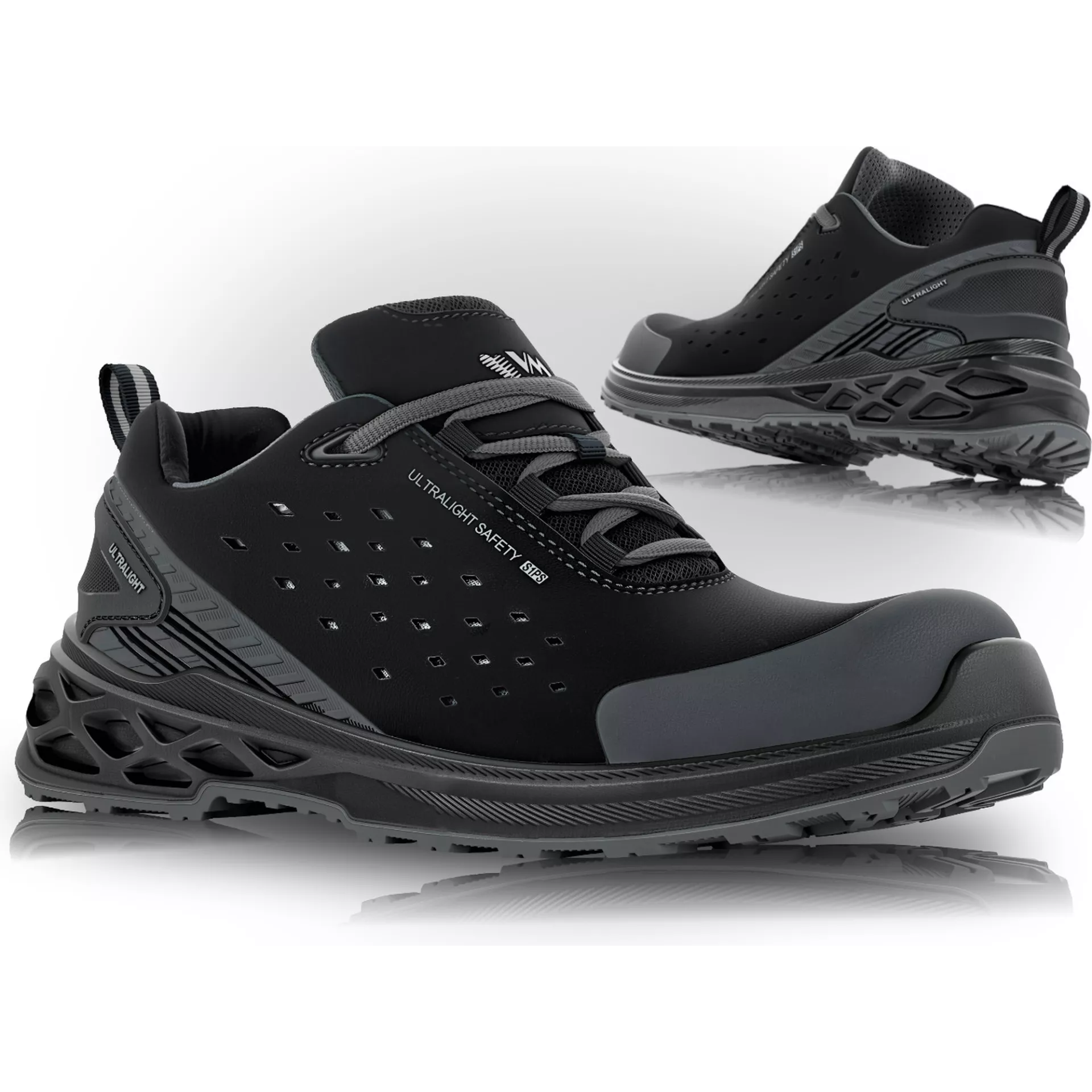 VM Footwear 3665-S1PSESD, DRESDEN Sicherheitsschuhe S1P ESD, Schwarz, image 3