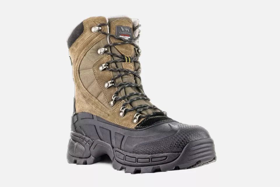 VM Footwear 4390-OB, WELLINGTON Occupational Boots, OB, Brown/Black, image 1, gallery thumbnail