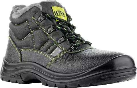 3280-S3W, VM Footwear STOCKHOLM Sicherheitsstiefel, S3, Schwarz/Lime