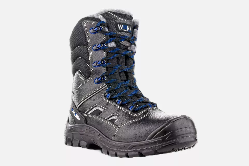 VM Footwear 2890-O2W, SHEFFIELD Occupational Boots, O2W, Black/Blue, image 1, gallery thumbnail