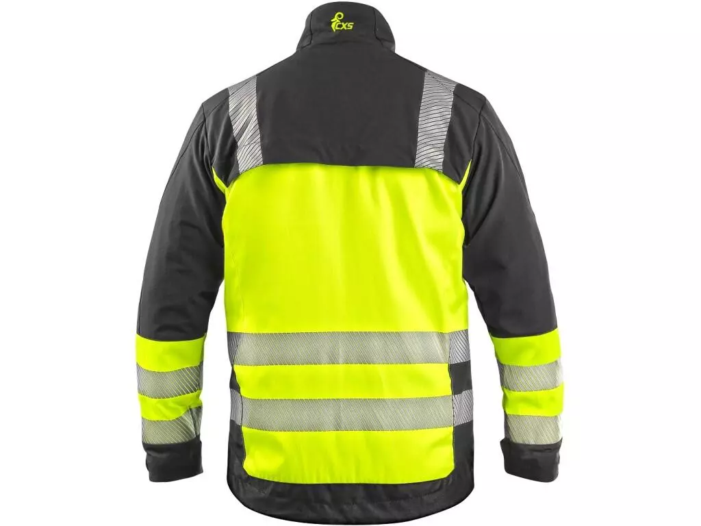 CXS 1010-100-819-00, Naos Warnschutzjacke für Männer, schwarz/gelb, image 2