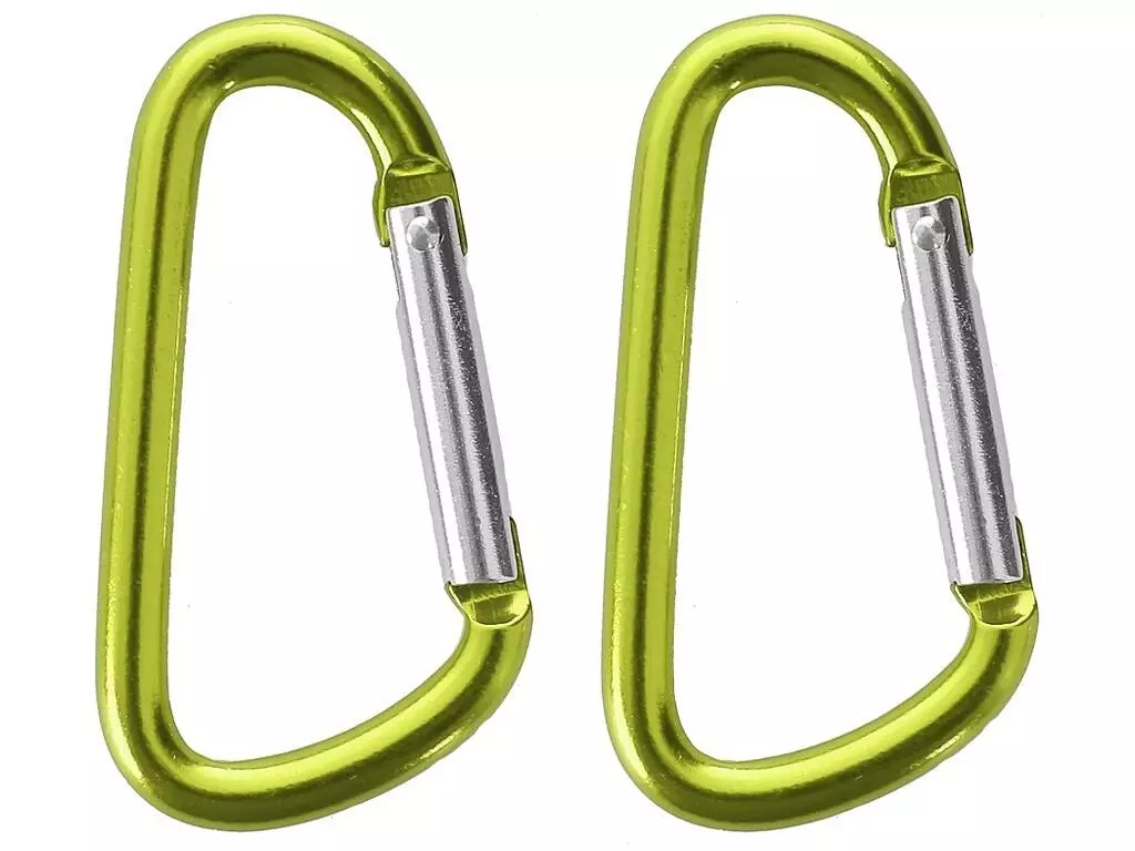 CXS 4690-060-808-00, Small Aluminium Snap Hook, Green, image 1