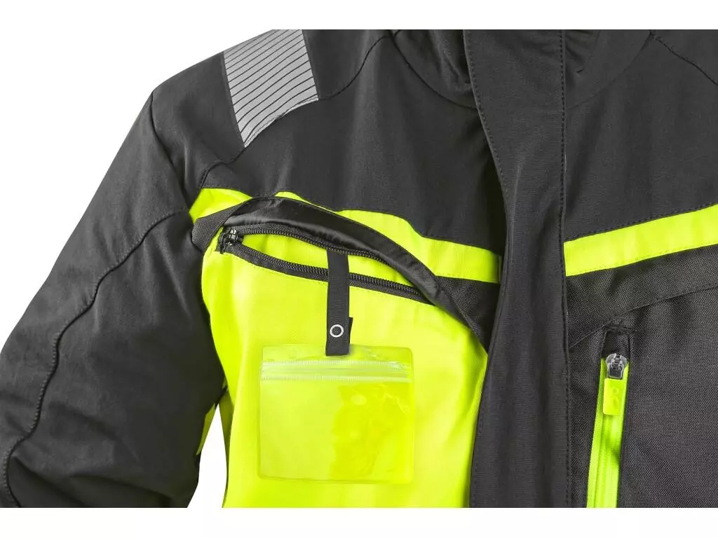 CXS 1010-100-819-00, Naos Warnschutzjacke für Männer, schwarz/gelb, image 5