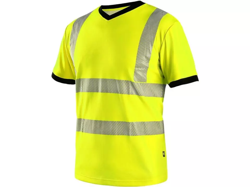 CXS 1113-108-160-00, Ripon Warnschutz T-Shirt, Gelb/Schwarz, image 1, gallery thumbnail